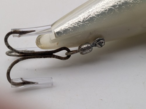 Vintage MAC'S SQUID Silver Reflectors Salmon Fishing Plug-4" Long-Free Shipping. - Picture 7 of 11
