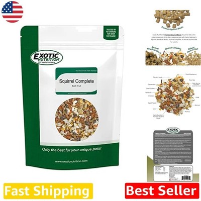 Squirrel Food 15lb Pumpkin Flavor - All Life Stages, Dried Insects, Nutritious