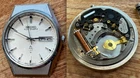 SEIKO King Quartz 5856-8020, Movement Seiko 5856A, 35, Vintage Mens Watch PARTS