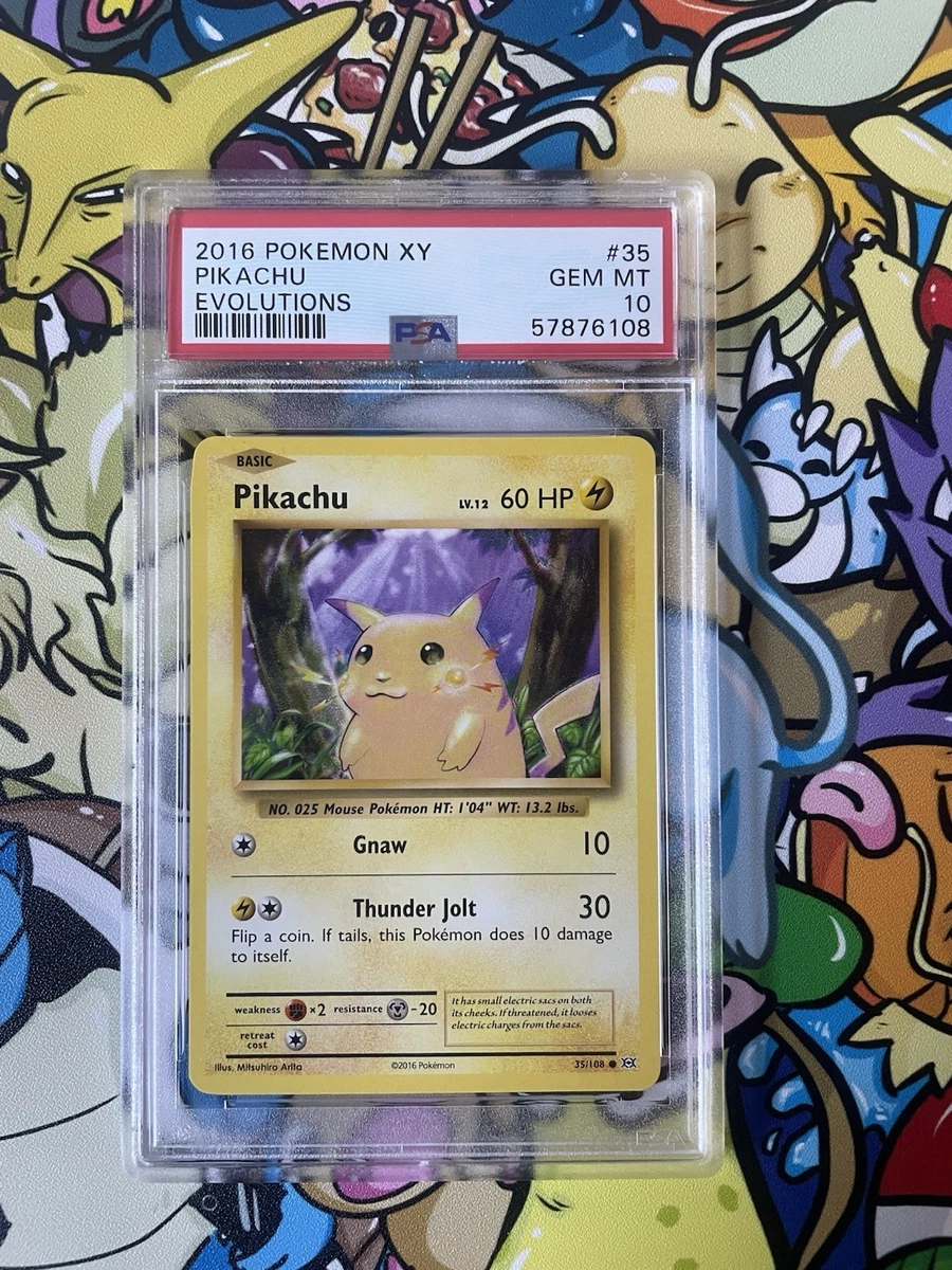 Pikachu Pokémon TCG Grade 10 Common Individual Collectible Card