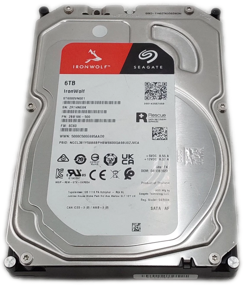 Seagate IronWolf ST6000VN001 6TB 3.5" SATA HDD - Image 2 of 4