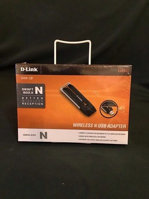 D-Link DWA-130 Wireless N 802.11n USB Wi-Fi Adapter
