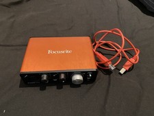 Focusrite Scarlett Solo 2nd gen USB Audio Interface with USB cable