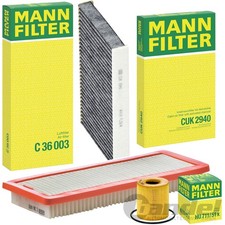 MANN FILTER INSPEKTIONSPAKET passend für 1.6 i CITROËN C4 DS4 PEUGEOT 308 RCZ