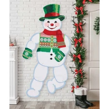 Herrschners® Flurry the Snowman Wall Hanging Plastic Canvas Kit