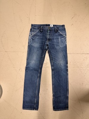 Left Field NYC White Oak Cone Denim Distressed Work Jeans 36 x 34.5 $85 OBO