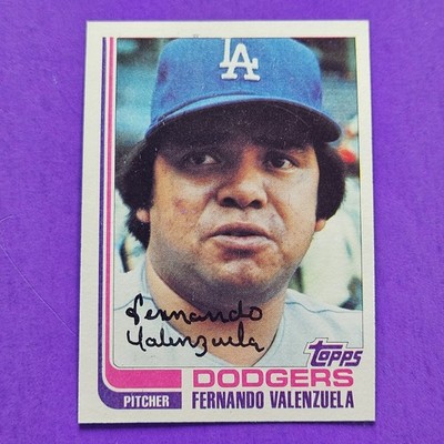 FERNANDO VALENZUELA 1982 Topps Baseball Card #510 NRMT Los Angeles Dodgers 