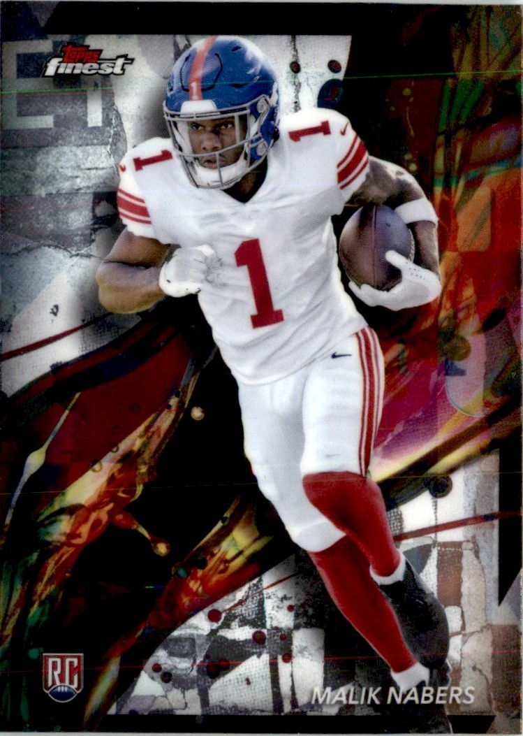 Malik Nabers 2024 Finest RC #90 New York Giants