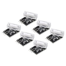 6 Pcs KY-031 Knock Sensor Module, 5V 3 Pin, Black
