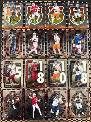 2024 Select Football Inserts, Certified, Future, Number, Turbo Complete Your Set