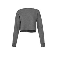 Bella + Canvas - Sweatshirt Kurz Geschnitten FüR Damen (PC3610)