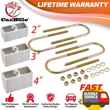 2"/ 3" /4" Drop Leaf Spring Lowering Block Kit with U-Bolts & Hardware US Stock