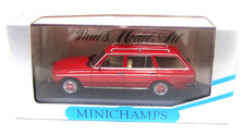 Paul's Model Art Minichamps MERCEDES W123 BREAK 200 T red 1/43 diecast MIB tr1