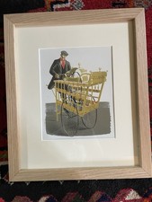 Original 1930s ERIC RAVILIOUS HIGH STREET CURWEN PRESS LITHOGRAPH -Knife Grinder