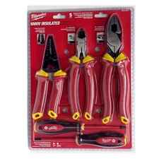 Milwaukee 48-22-2215 1000V Insulated Electricians Hand Tool Set - 5 PC