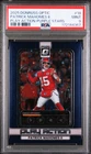 2025 Panini Donruss Optic Play Action Patrick Mahomes PURPLE STARS #16/25 PSA 9