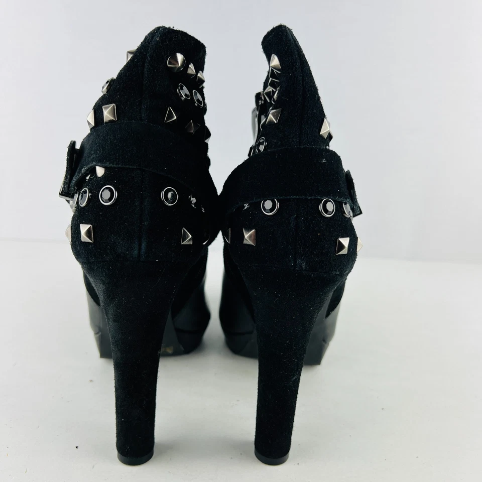 BCBGeneration BG-Sparta Women's Embellished Leather & Suede Boots Sz 8.5M - Image 2 of 4