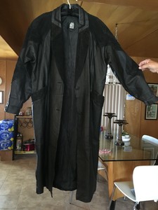 greg bell leather coat