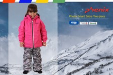 Kids Ski Suits Phenix Smart Zebra Two-Piece PKBK