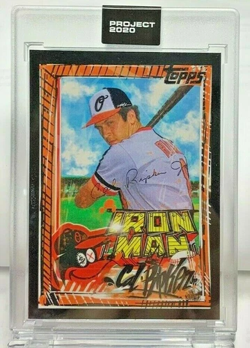 Topps PROJECT 2020 #195 - 1982 Cal Ripken Jr. by King Saladeen Print Run SP/4055