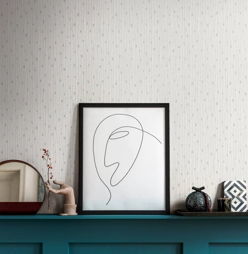 Mustertapete Modern Geometrische Tapete Struktur Vliestapete Grafiktapete Design - Bild 29 von 60