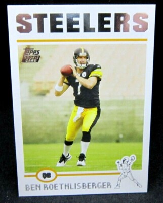 Ben Roethlisberger RC 2004 Topps Passing Rookie Card#311!Steelers