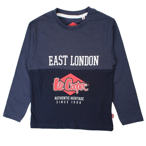 Lee Cooper Long Sleeve T-Shirt For Boys. Blue Color - Picture 3 of 6