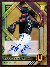 2021 Panini #10 Gold Autograph KeBryan Hayes Rookie Very Limited