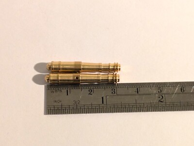 Ship Model Fittings Parts 2 Brass 32mm x 5mm Cannon Barrels #2