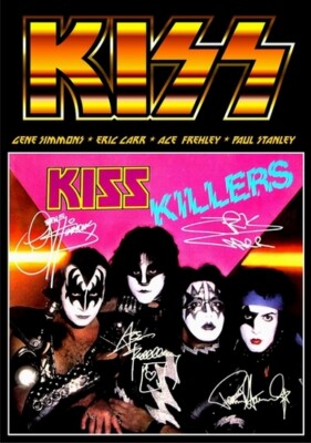 kiss レコード　輸入盤　ポスター KISS - SIGNED LP COVER - KILLERS - PHOTO POSTER INSERT | eBay