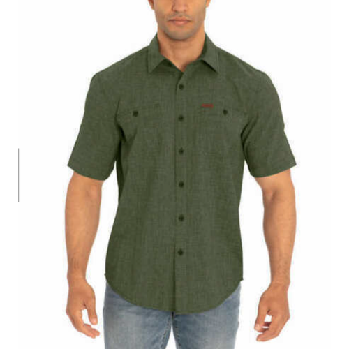 Short Sleeve Woven Tech Shirt UPF 30 