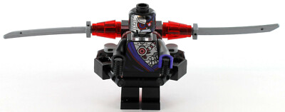 LEGO Ninjago Minifigur Nindroid mit Düsenrucksack u. Waffen, Jetpack, 40374, NEU