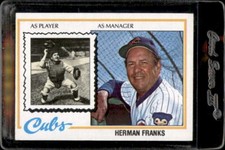 1978 Topps #234 Herman Franks Chicago Cubs - Nice Card