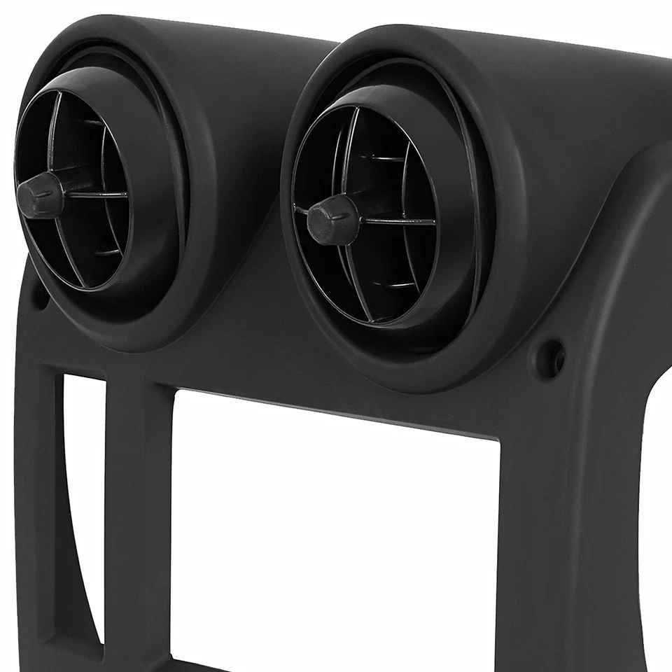 Para Hummer H2 03-04 Tablero Central Radio Borde Envolvente Bisel Negro ABS Foto 4 de 4