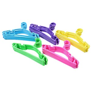 Lot De 50 Cintres Pour Bebe Et Enfant En Plastique Sur Crochet 5 Couleur Pou M1u Ebay