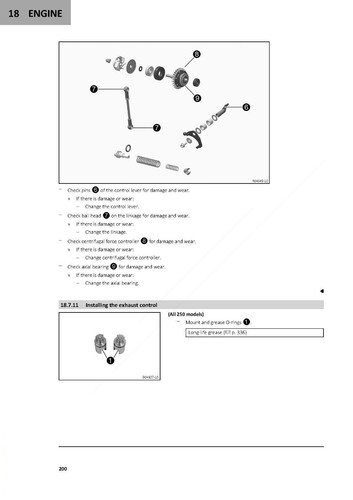GasGas Gas Gas Service Workshop Shop Manual Repair Book 2023 EC 300 US. - Bild 5 von 15