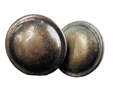 2 Vtg furniture drawer pull metal