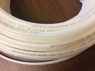Nylon Nylaflow Tubing Tube 500' x 1/4'' Type H High Pressure Pneumatic Compressed