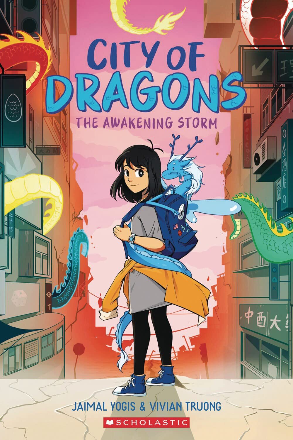 9781338660425 City of Dragons 1: The Awakening Storm - Jaimal Yogis,Vivian Truon