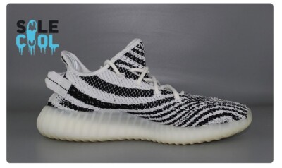 adidas Yeezy Boost 350 V2 Low Zebra White/Black Men's Shoes CP9654 | eBay