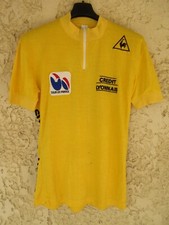 Maillot JAUNE TOUR DE FRANCE vintage 80'S LE COQ SPORTIF Hinault shirt maglia 4