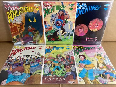 Myth Adventures #1-6 1984-1985 WaRP Graphics (s 13341)
