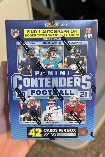 2021-22 Panini Contenders NFL Football Sealed Blaster Box | 1 AUTO/ROOKIE JERSEY