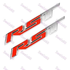 For 2019-2021 Chevrolet Chevy Silverado 1500 RST Tailgate Emblem Badge 2PCS