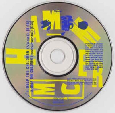 MC Hammer: Help The Children PROMO MUSIC AUDIO CD Vocal Instrumental 79892 funk