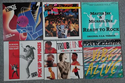 Sammlung LP Maxi Single HipHop Funk Soul Electro*Herbie Hancock*Master Jay VG+