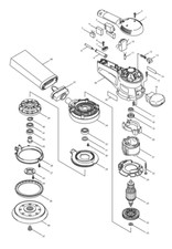 MAKITA VENTOLA 92 X BO6030 241665-1 RICAMBIO ORIGINALE
