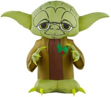 Gemmy 3.5Ft. Tall Star Wars Yoda Christmas Airblown Inflatable Indoor/Outdoor...