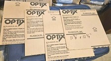 4 sheets Optix ACRYLIC Clear 1/8" 11-7/8" 12-1/4" BY PLASKOLITE, INC