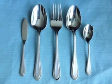 New Oneida JOANN /JOANNE 5pc Hostess Set Stainless Serving Flatware